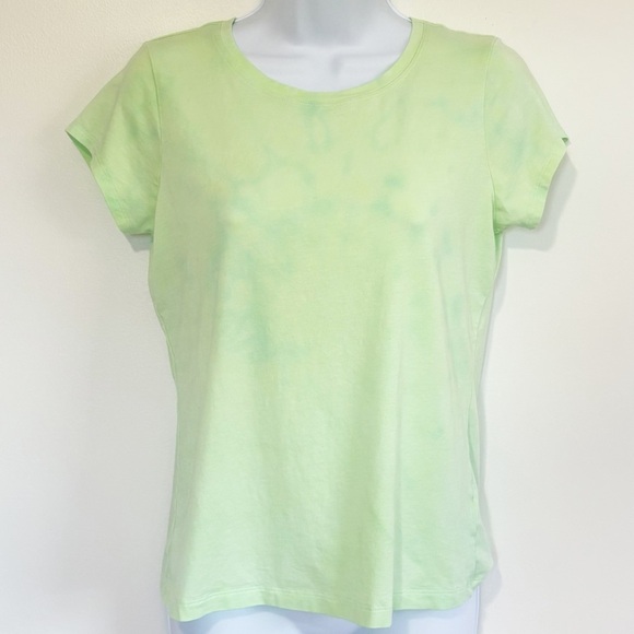 Tahari Tops - TAHARI Essentials Short Sleeve Top Lime Green T-Shirt Medium